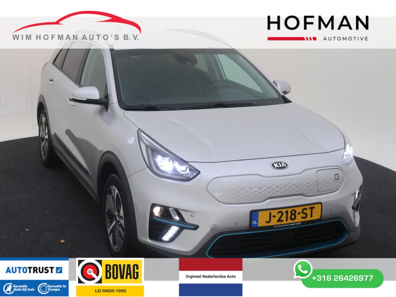 Kia e-Niro - Executive 64 kWh 455Km Warmtepomp 3-Fase Trekhaak - AutoWereld.nl