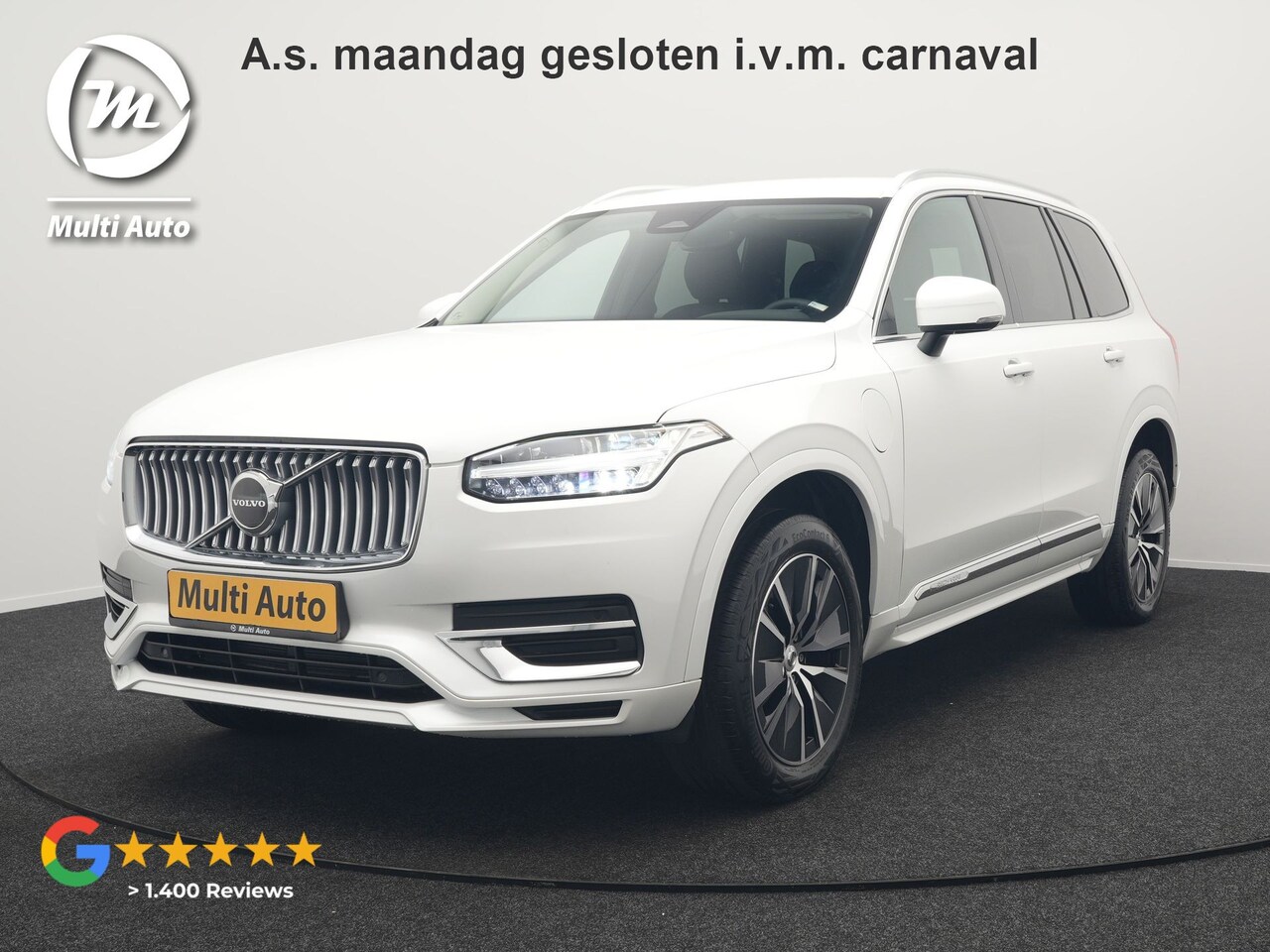 Volvo XC90 - T8 Recharge AWD Core Bright LONG RANGE Plug In Hybrid 456pk 7-Persoons Dealer O.H PHEV | T - AutoWereld.nl