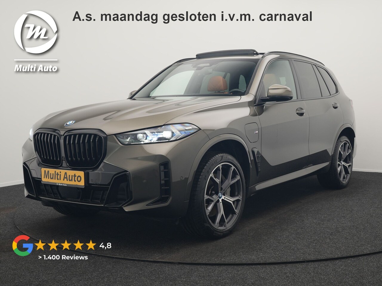 BMW X5 - xDrive50e M Sport Plug In Hybrid 490pk Dealer O.H. PHEV | Panodak | Luchtvering | Harman & - AutoWereld.nl