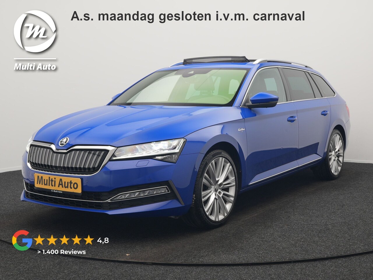 Skoda Superb Combi - 1.4 TSI iV Laurin & Klemet Plug In Hybrid 218pk Dealer O.H. PHEV | Trekhaak Af Fabriek | P - AutoWereld.nl