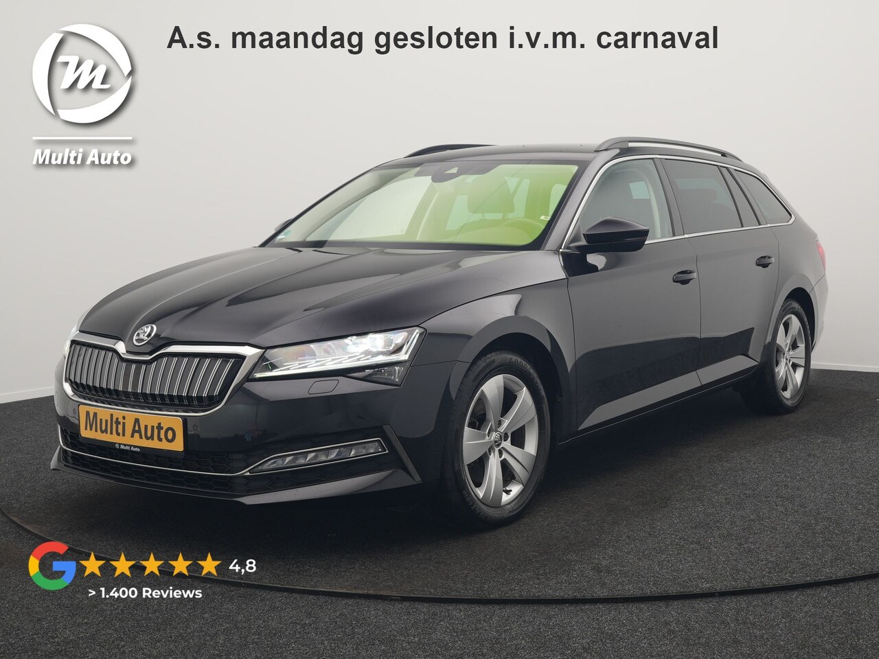 Skoda Superb Combi - 1.4 TSI iV Business Edition Plus Plug In Hybrid 218pk Dealer O.H. PHEV | Trekhaak Af Fabri - AutoWereld.nl