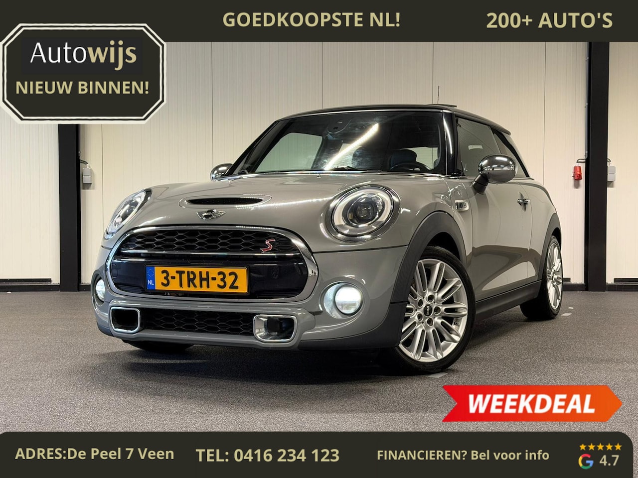 MINI Cooper S - Mini 2.0 S|Pano|H&K|Leder|NL AUTO|Groot Navi - AutoWereld.nl