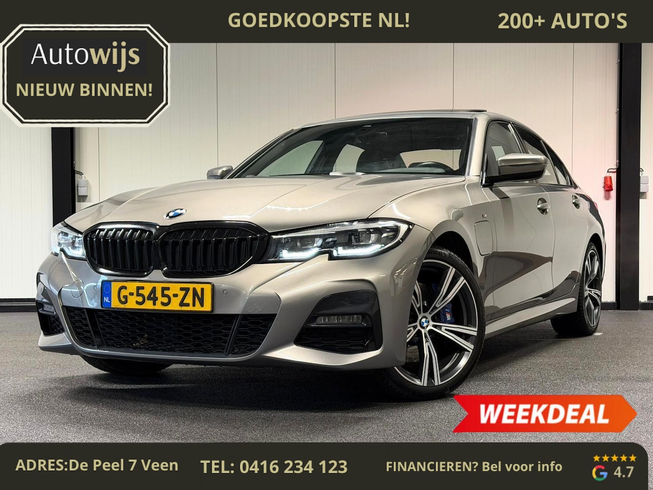 BMW 3-serie - 330e eDrive Edition|M-SPORT|PANO|LEDER|NL AUTO|CAMERA|LED - AutoWereld.nl