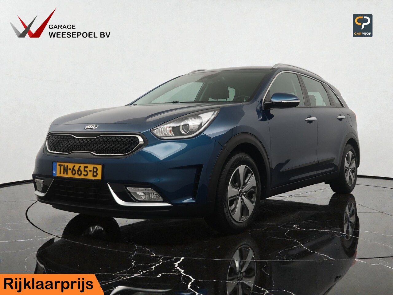 Kia Niro - 1.6 GDi Hybrid DynamicLine - Navigatie - Camera - Climate control - Cruise control -  Trek - AutoWereld.nl