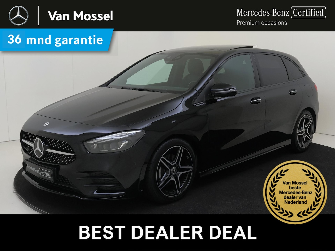 Mercedes-Benz B-klasse - 180 Business Solution AMG Premium Plus/ Panoramadak /Memory stoelen /Night pakket - AutoWereld.nl