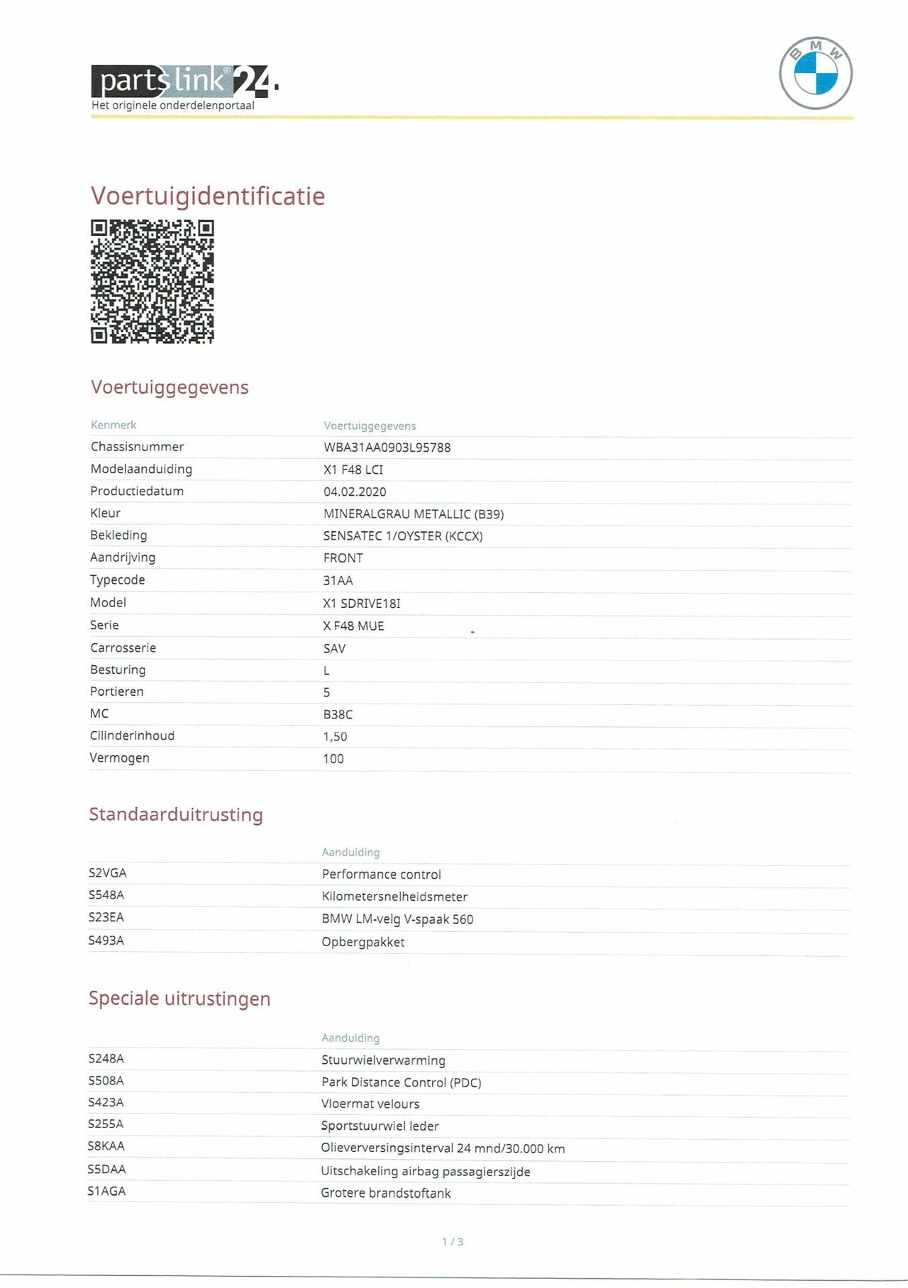 BMW X1 - sDrive18i High Exe/Leder/Pano-dak/LED/Stuurv+Stoelv/Climate /Navi - AutoWereld.nl