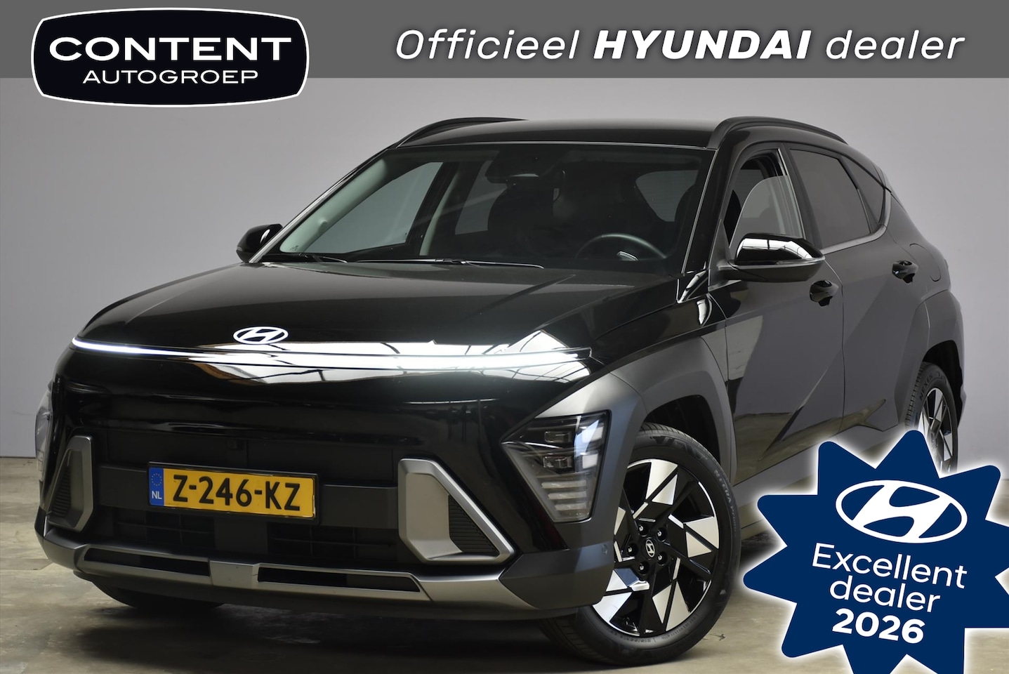 Hyundai Kona - 1.6 Hybride DCT Premium I Leder I 360 Camera - AutoWereld.nl