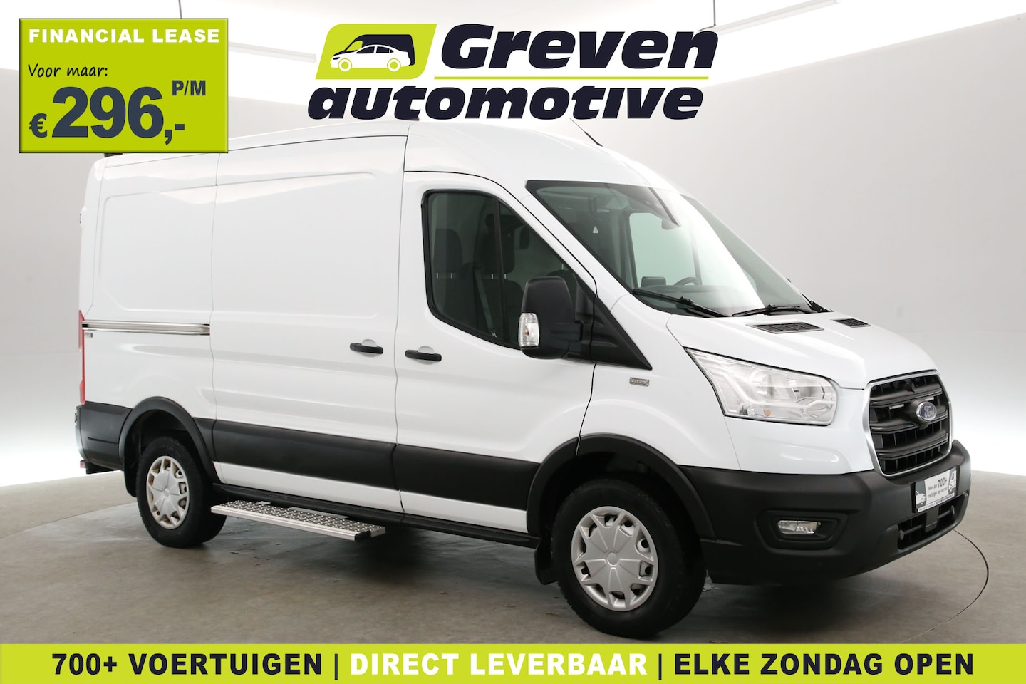 Ford Transit - 2.0 TDCI 170PK L2H2 | 3500kg Trekgew. | Trekh. | Airco | Cruise | Camera | Carplay | 3 Zit - AutoWereld.nl