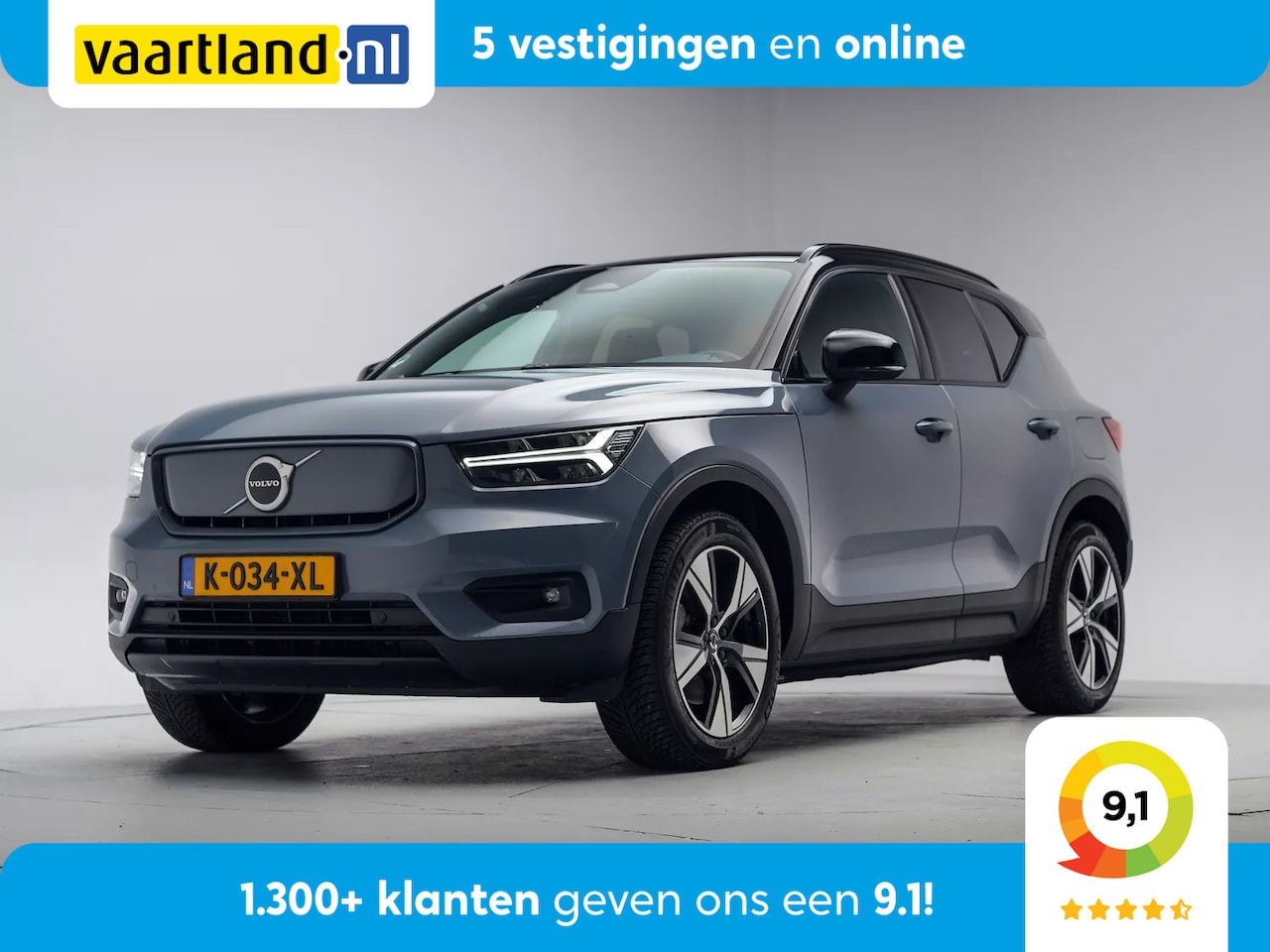 Volvo XC40 - Recharge P8 AWD R-Design [ Navi Stoelverwarming Half-Leder ] - AutoWereld.nl
