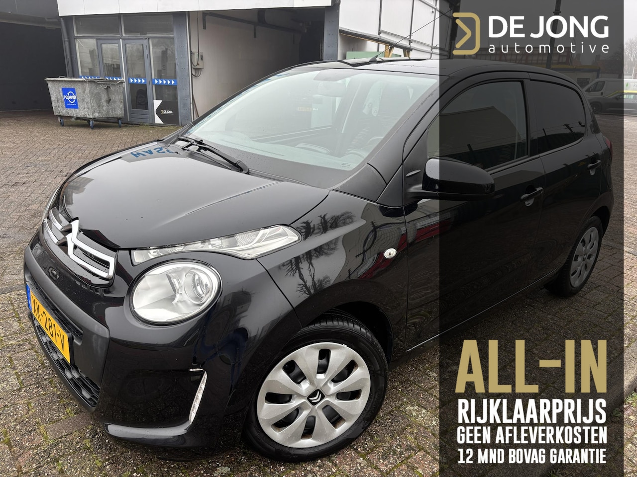 Citroën C1 - 1.0 VTi Feel ALL-IN RIJKLAARPRIJS/Airco/donker getint glas/Bleutooth/Elektrisch pakket - AutoWereld.nl