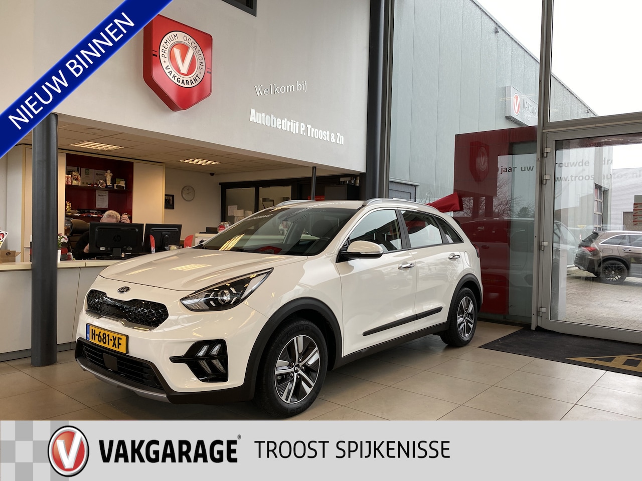 Kia Niro - 1.6 GDi Hybrid DynamicLine 1.6 GDi Hybrid DynamicLine ,Automaat,Navigatie,Achteruitrijcamera,Climate& Adaptive Cruise - AutoWereld.nl