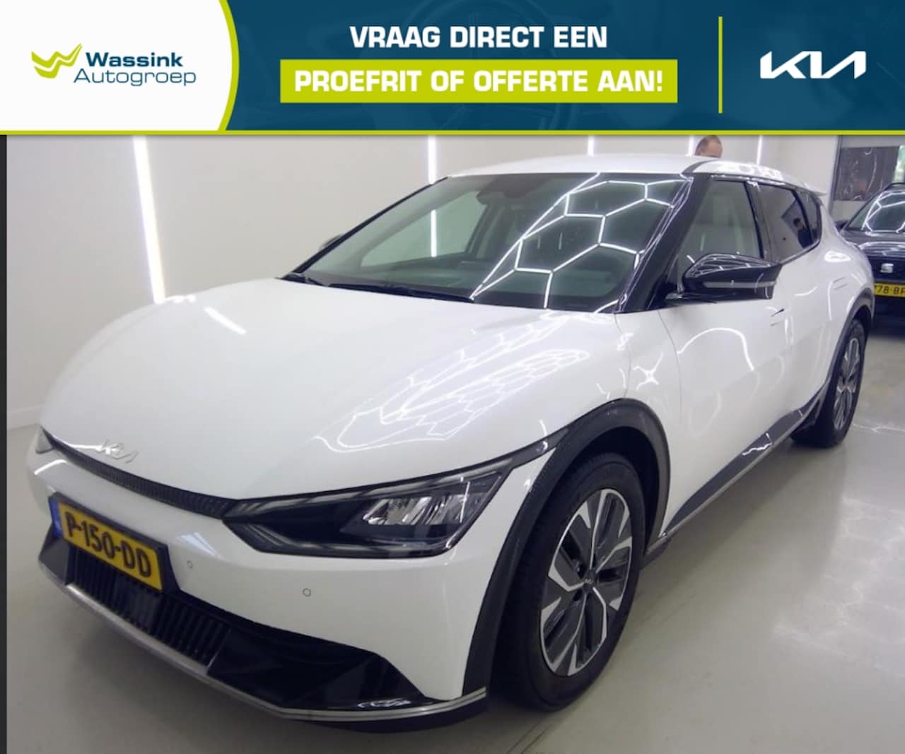 Kia EV6 - 77kWh 229pk RWD Plus I Lederen bekleding I SOH 95% I Navigatie - AutoWereld.nl