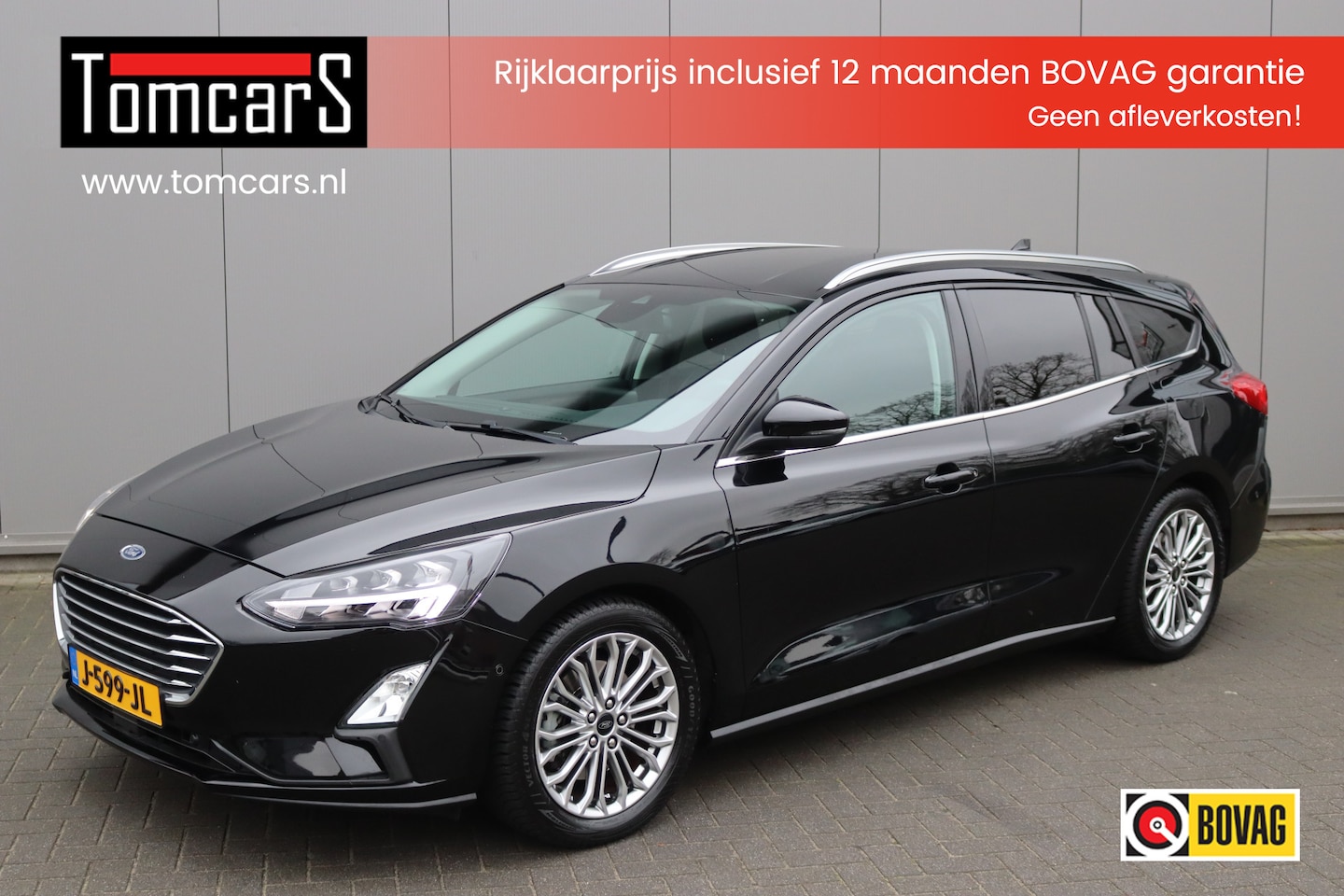 Ford Focus Wagon - 125PK EcoB. Titanium Trekhaak/Navigatie/Camera/Keyfree/Winter-pack - AutoWereld.nl