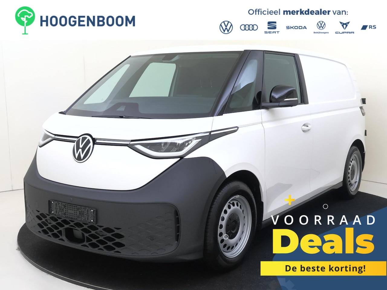 Volkswagen ID. Buzz Cargo - Bedrijfswagens Economy Business 210 kW (286 pk) Elektromotor | Voorstoelen verwarmbaar | B - AutoWereld.nl