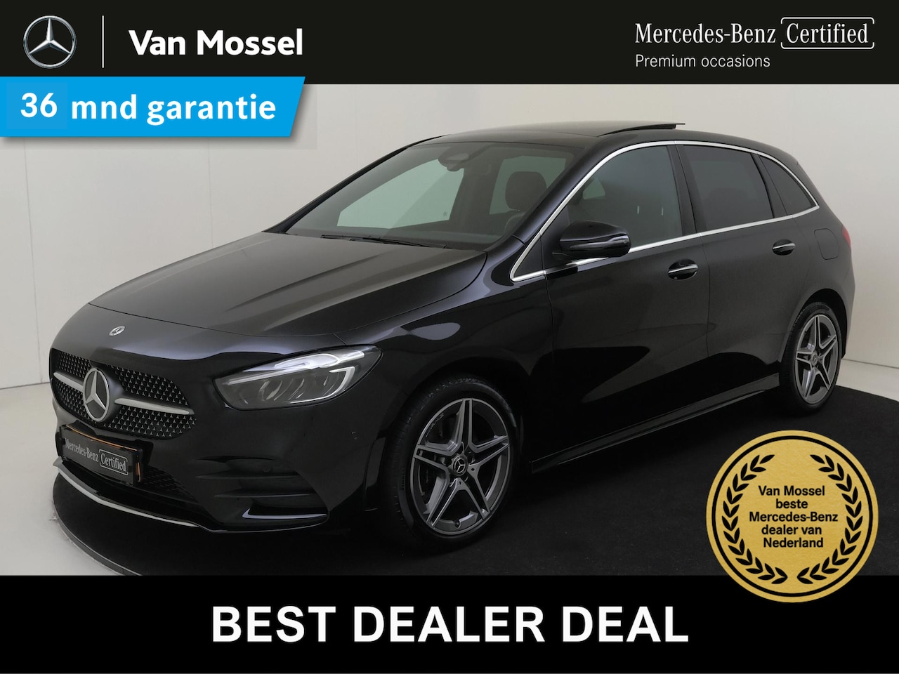 Mercedes-Benz B-klasse - 250 e AMG Line Panorama Dak / Sfeerverlichting / Parkeer Camera / Elektr. Spiegels / Stoel - AutoWereld.nl