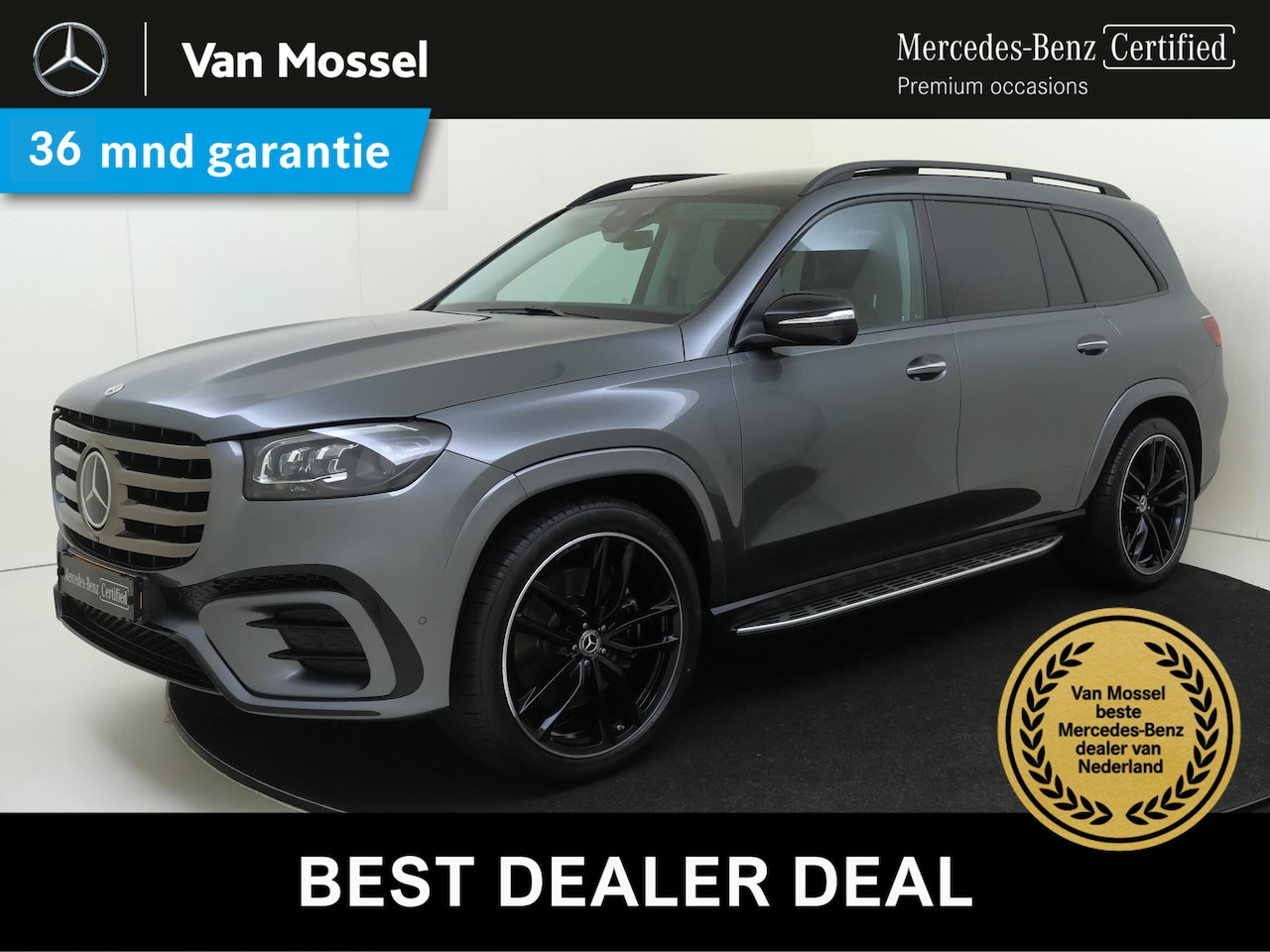 Mercedes-Benz GLS - 450 4MATIC AMG Line / Premium Plus/ Panoramadak/ 23 inch/ Burmester/ Stoelverwarming- & Ve - AutoWereld.nl