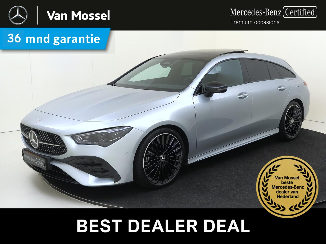 Mercedes-Benz CLA-klasse Shooting Brake - 180 Star Edition AMG Line / Memory-Stoelen / Panaroma-dak / Multispaaks / - AutoWereld.nl
