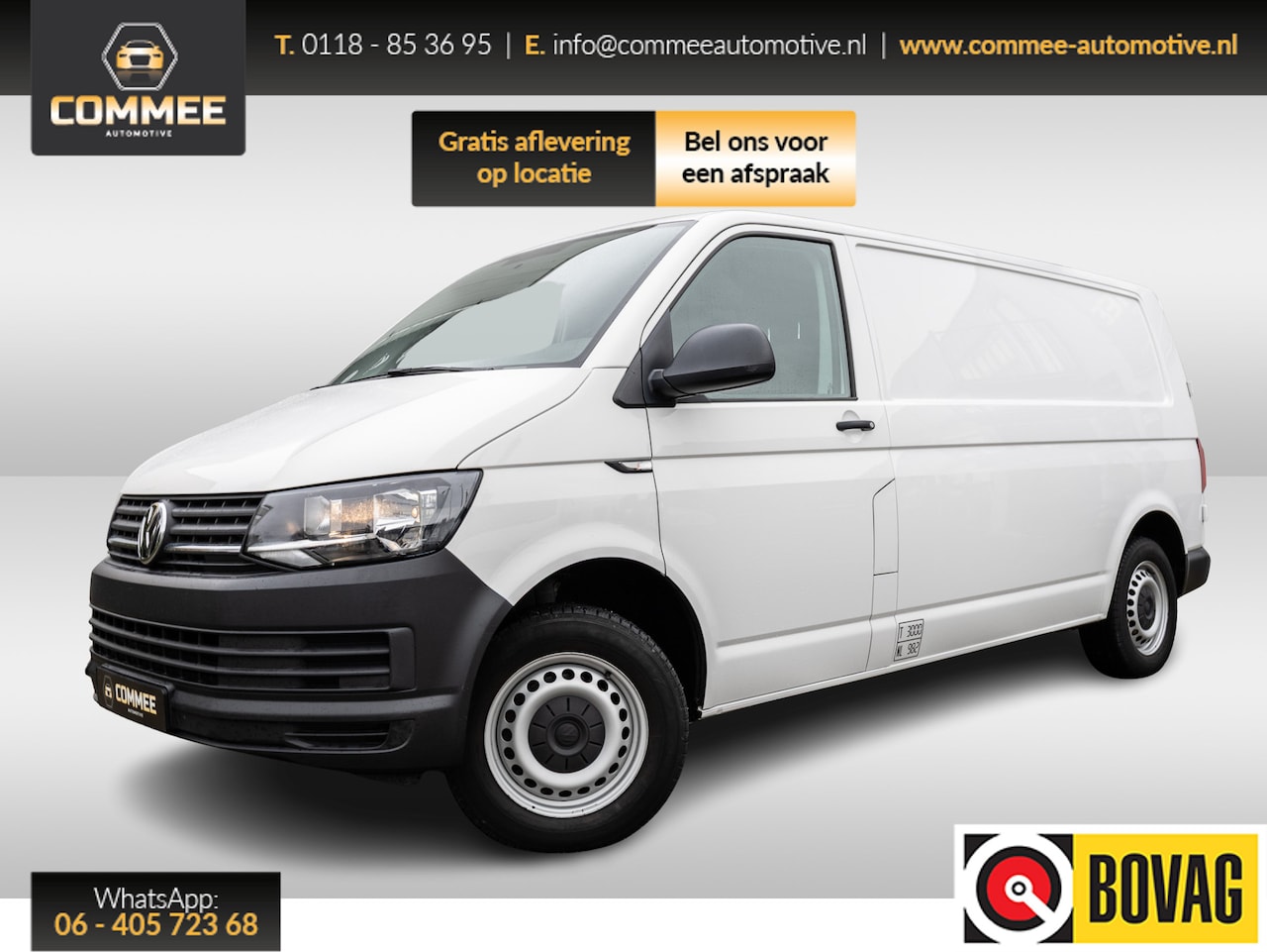 Volkswagen Transporter - 2.0 TDI L2H1 AC I Cr.Control I Standkach.  Stoelverw. - AutoWereld.nl