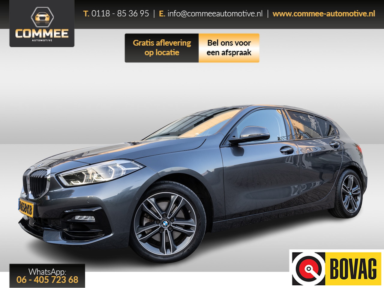 BMW 1-serie - 118i Sportline Executive Edition ✅Sportst.✅CAM✅Trekhaak - AutoWereld.nl