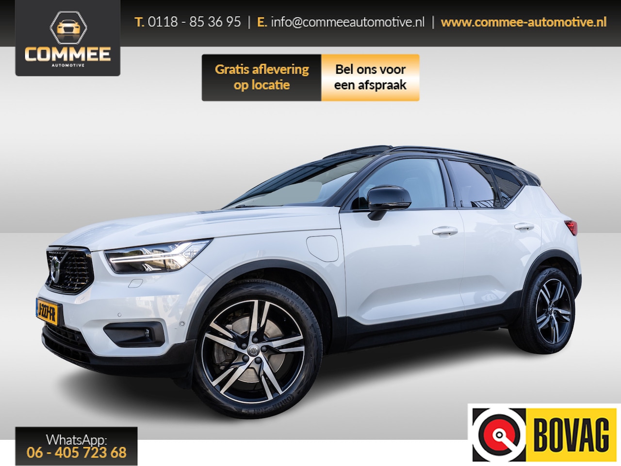 Volvo XC40 - 1.5 T5 Recharge R-Design Full options! ✅Pano✅H&K✅360°CAM✅Leer - AutoWereld.nl