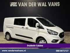 Ford Transit Custom - 2.0 TDCI 131pk L2H1 Dubbele Cabine Euro6 Airco | 6-Zits | LED | Cruisecontrol | 2800kg tre