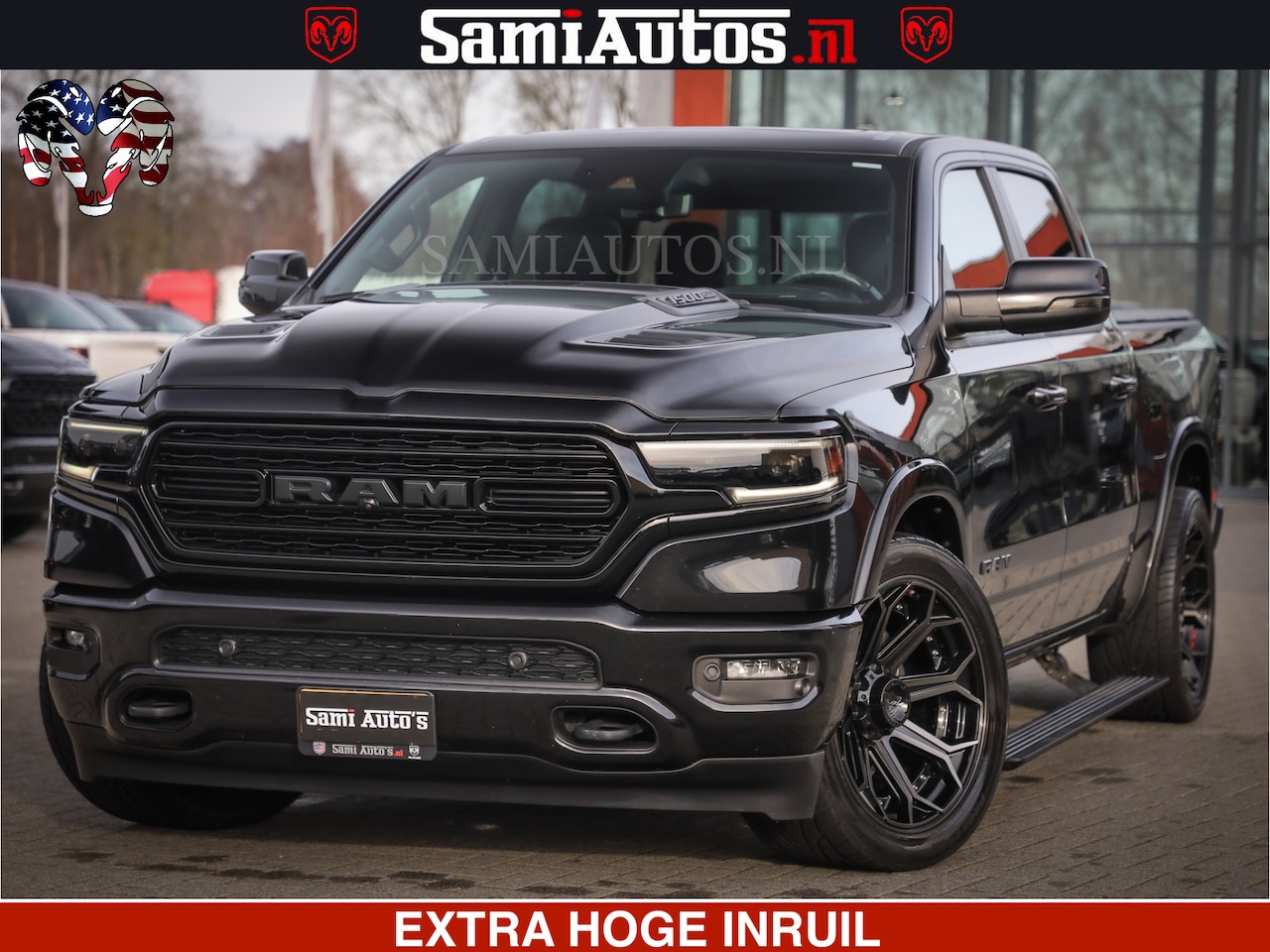 Dodge Ram 1500 - LIMITED BLACK OPS | 5.7 V8 402 PK HEMI | MEEST VOLLE EN LUXE UITVOERING | CREW CAB | DUBBE - AutoWereld.nl