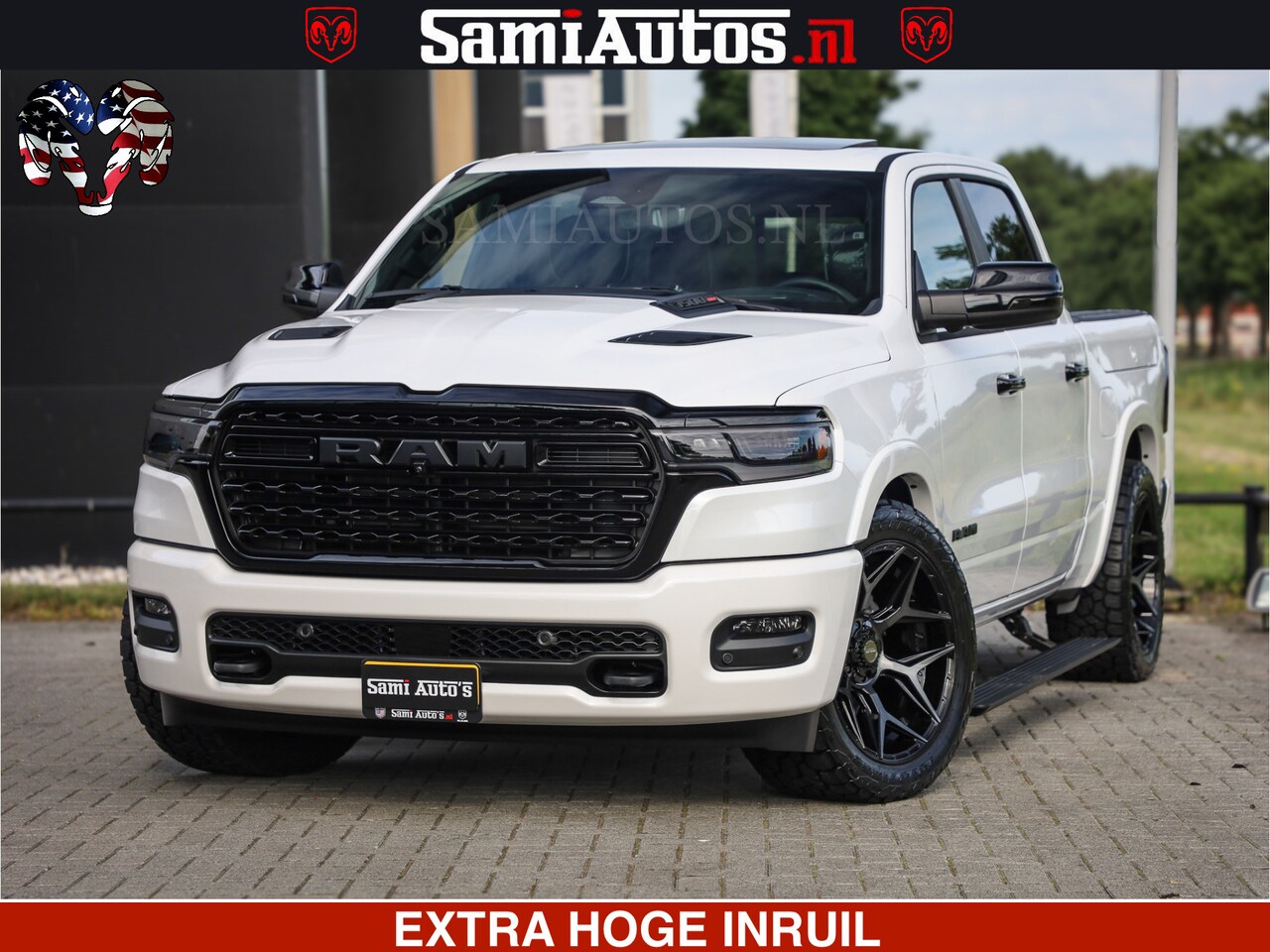 Dodge Ram 1500 - Limited Night High Output 540HP 706Nm | Massage + Full Option | De Meest Luxe en Volle Pic - AutoWereld.nl