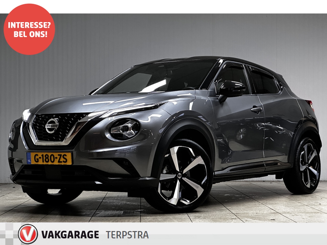 Nissan Juke - 1.0 DIG-T Premiere Edition/ Zwarte Hemel/ Stoel+Voorruitverw./ LED Koplampen/ 19''LMV/ Key - AutoWereld.nl