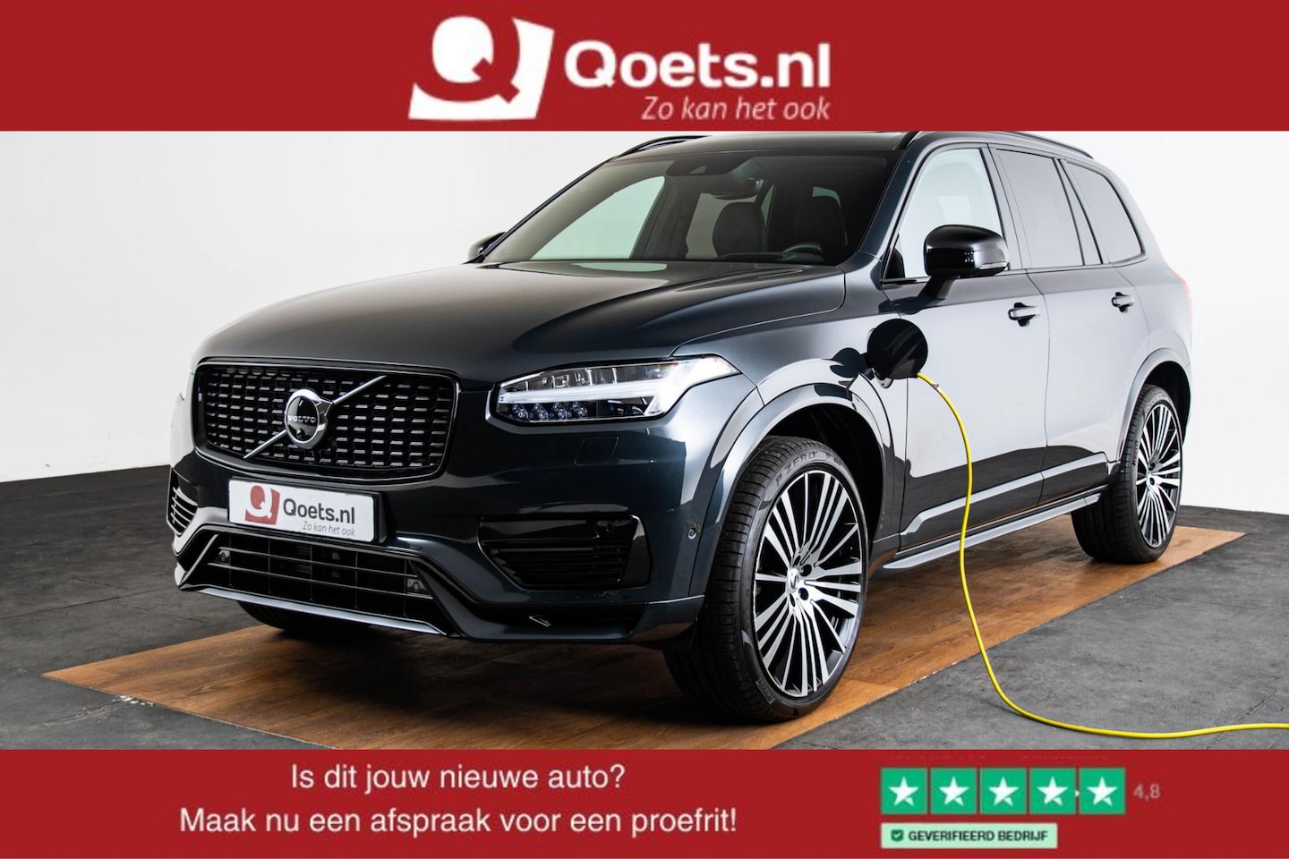 Volvo XC90 - 2.0 T8 Recharge AWD R-Design Panoramadak - Trekhaak - Head up - Harman Kardon - Adaptieve - AutoWereld.nl
