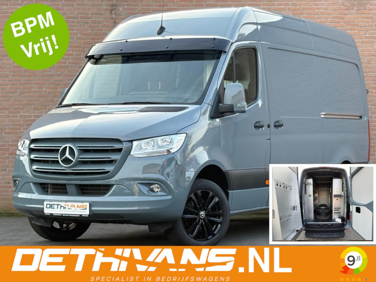 Mercedes-Benz Sprinter - 317CDI 170PK L2H2 / Omvormer / Bott bedrijfswageninrichting - AutoWereld.nl