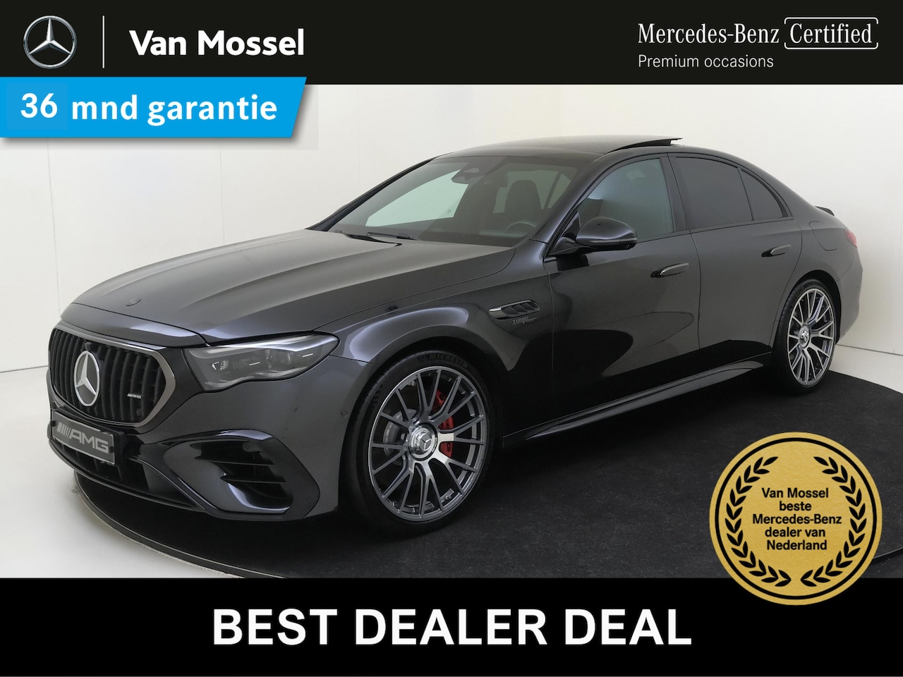 Mercedes-Benz E-klasse - AMG 53 4MATIC+ / Panoramadak/ Night 1+2/ DYNAMIC Plus/ Superscreen/ Carbon stuur + exterie - AutoWereld.nl