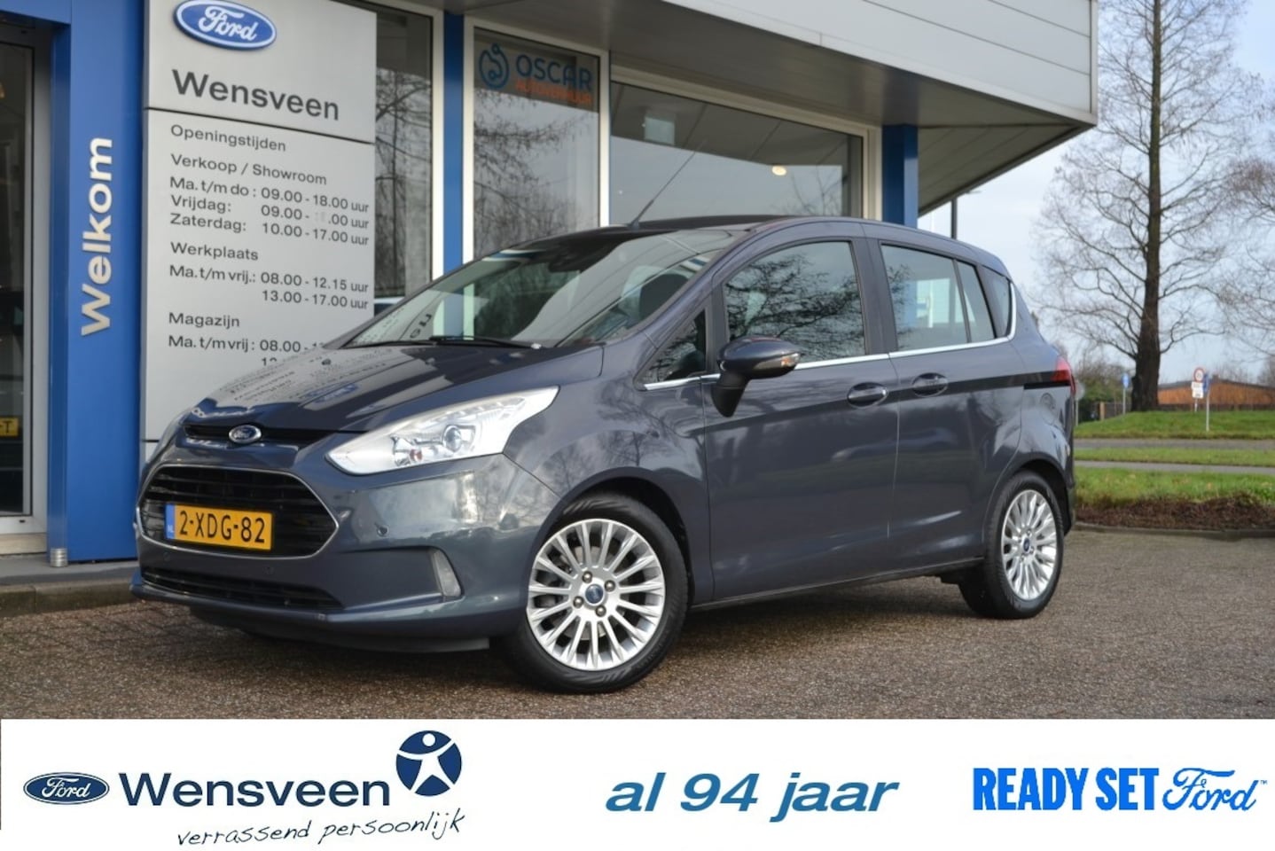 Ford B-Max - 1.0T 100pk ECOBOOST Titanium | trekhaak, navigatie - AutoWereld.nl