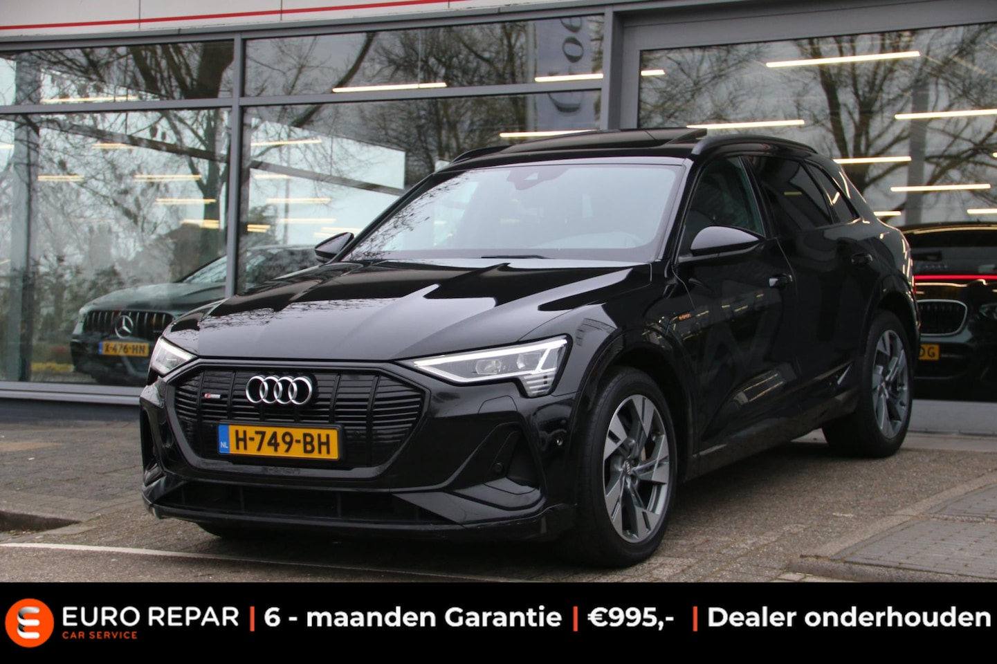 Audi e-tron - E-tron 50 quattro Launch edition Black 71 kWh PANO-DAK! - AutoWereld.nl