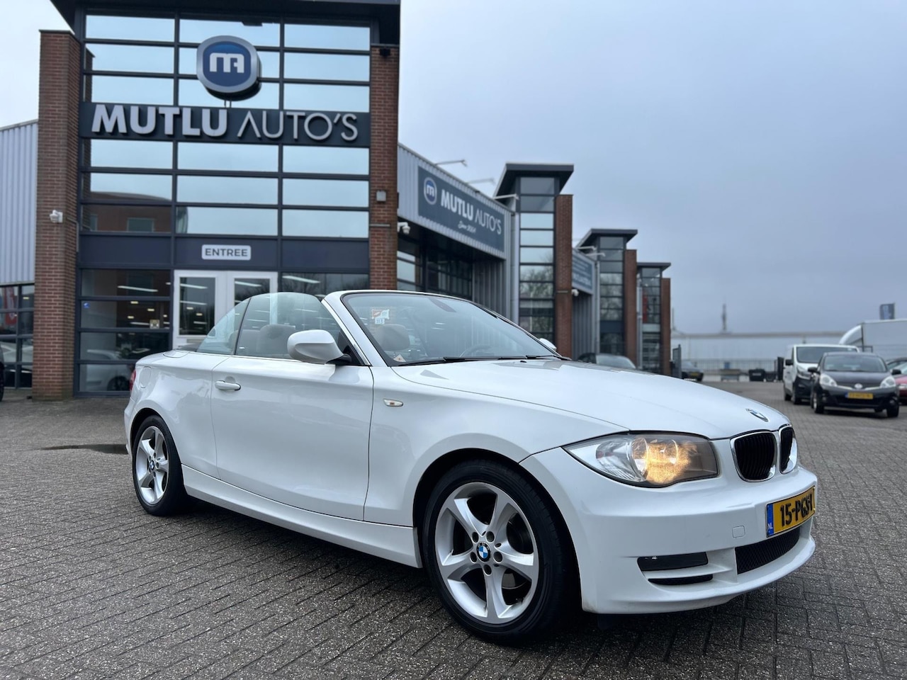 BMW 1-serie Cabrio - 118i High Executive LEDER STOELVMNG NAVI NAP APK - AutoWereld.nl