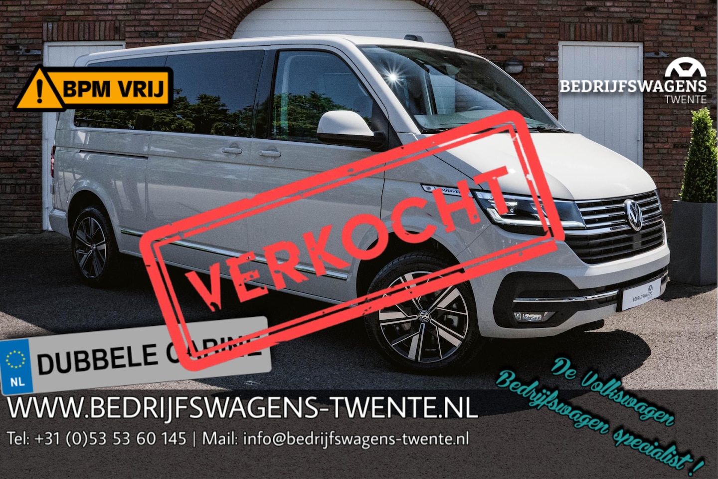 Volkswagen Transporter Caravelle - T6.1 2.0 TDI 204 PK DSG L2H1 A-Deuren ACC | LED | Leder | Apple Carplay/ Android Auto | Pr - AutoWereld.nl