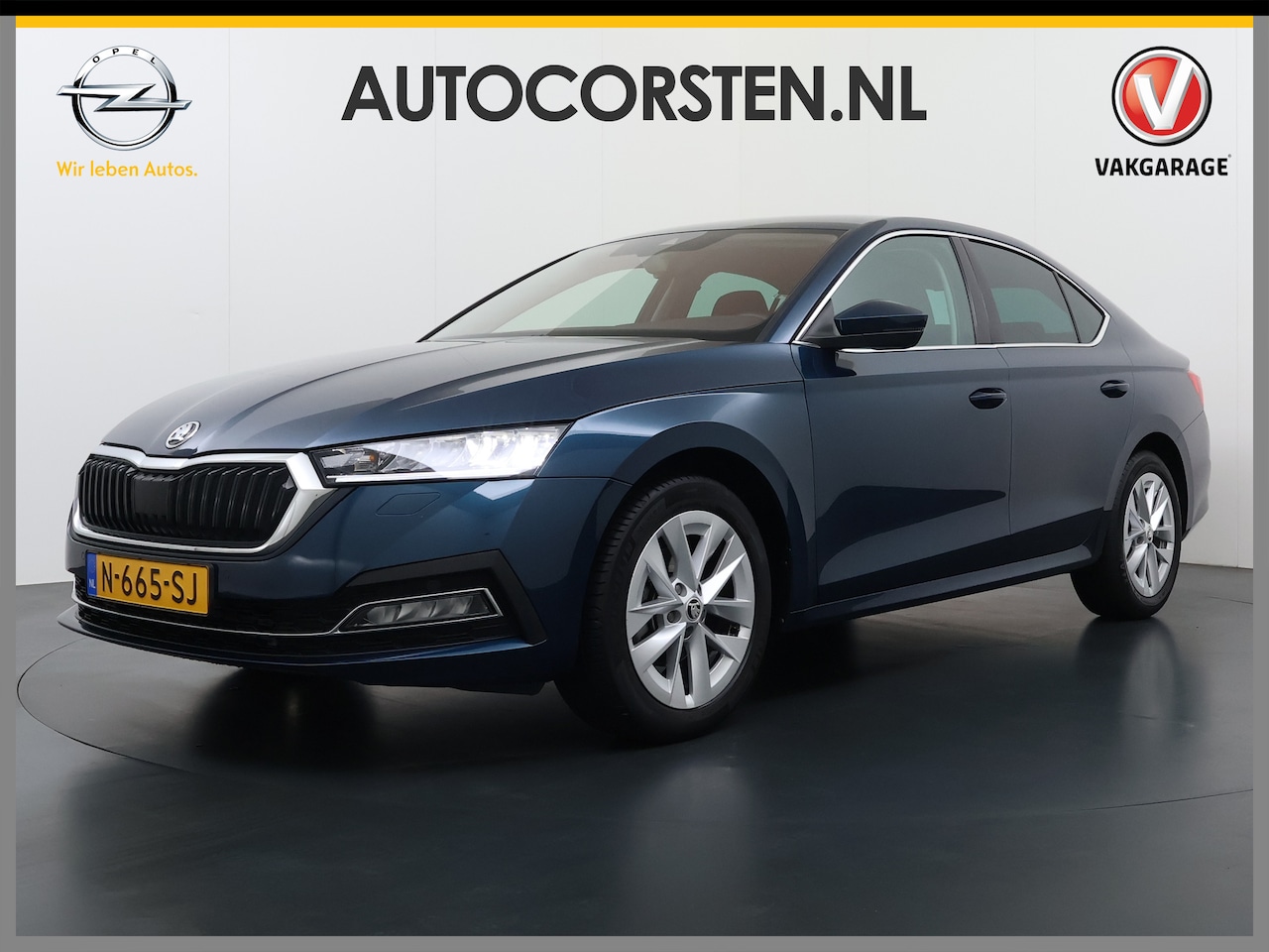 Skoda Octavia - 1.0 e-TSI Automaat Trekhaak Adap.Cruise Camera Navi Ecc Apple Carplay Android Auto Virtual - AutoWereld.nl