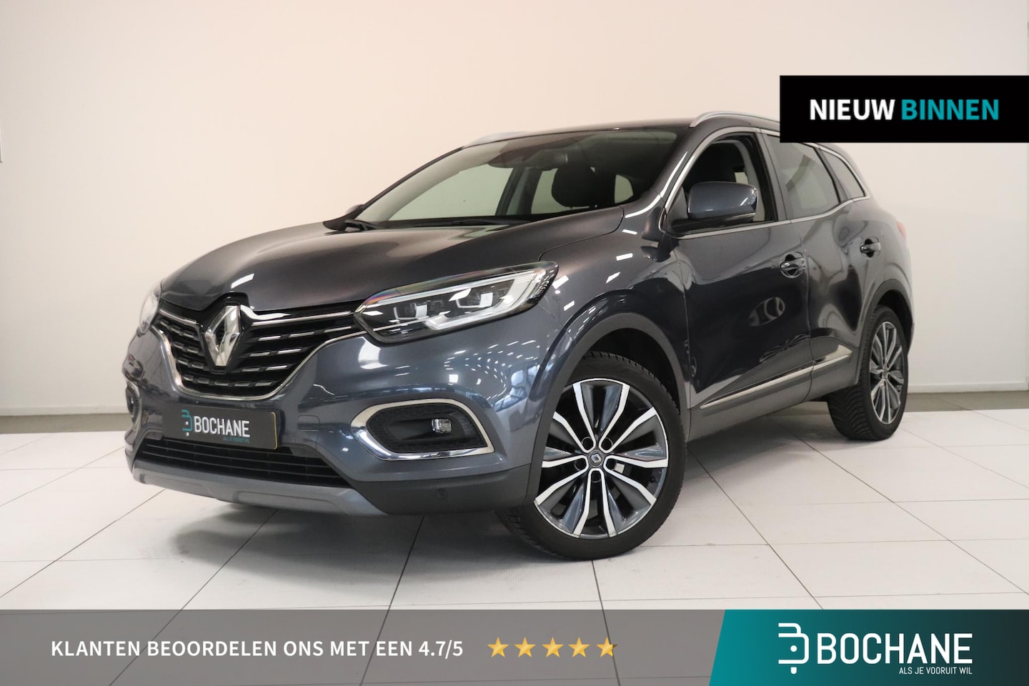 Renault Kadjar - 1.3 TCe Intens | Lederen bekleding | Trekhaak | stoelverwarming | Camera | LED | - AutoWereld.nl