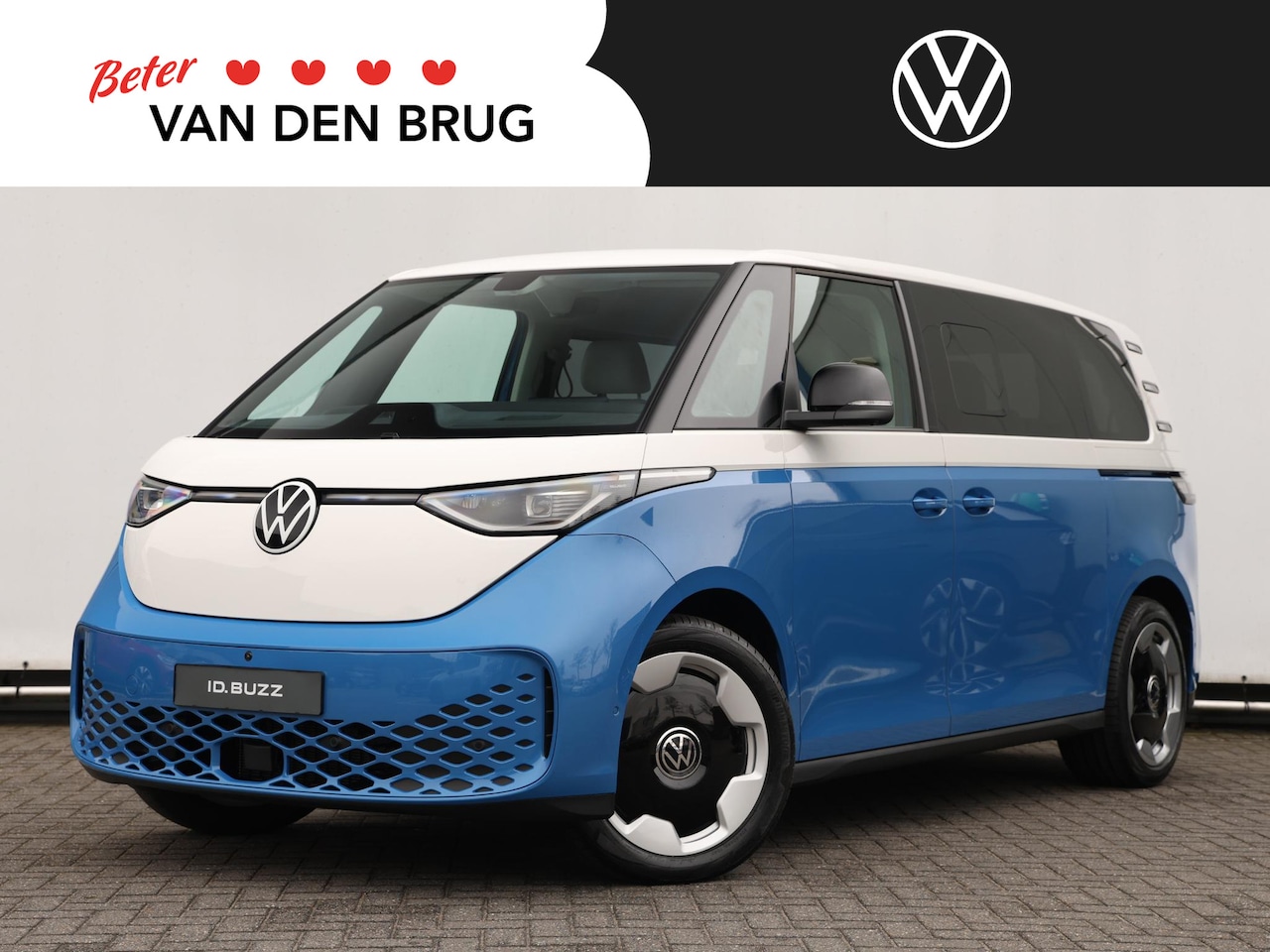 Volkswagen ID. Buzz - Pro Bulli 286pk |  6-persoons | Trekhaak | Elektrische deuren | Harman/Kardon | Head-up | - AutoWereld.nl