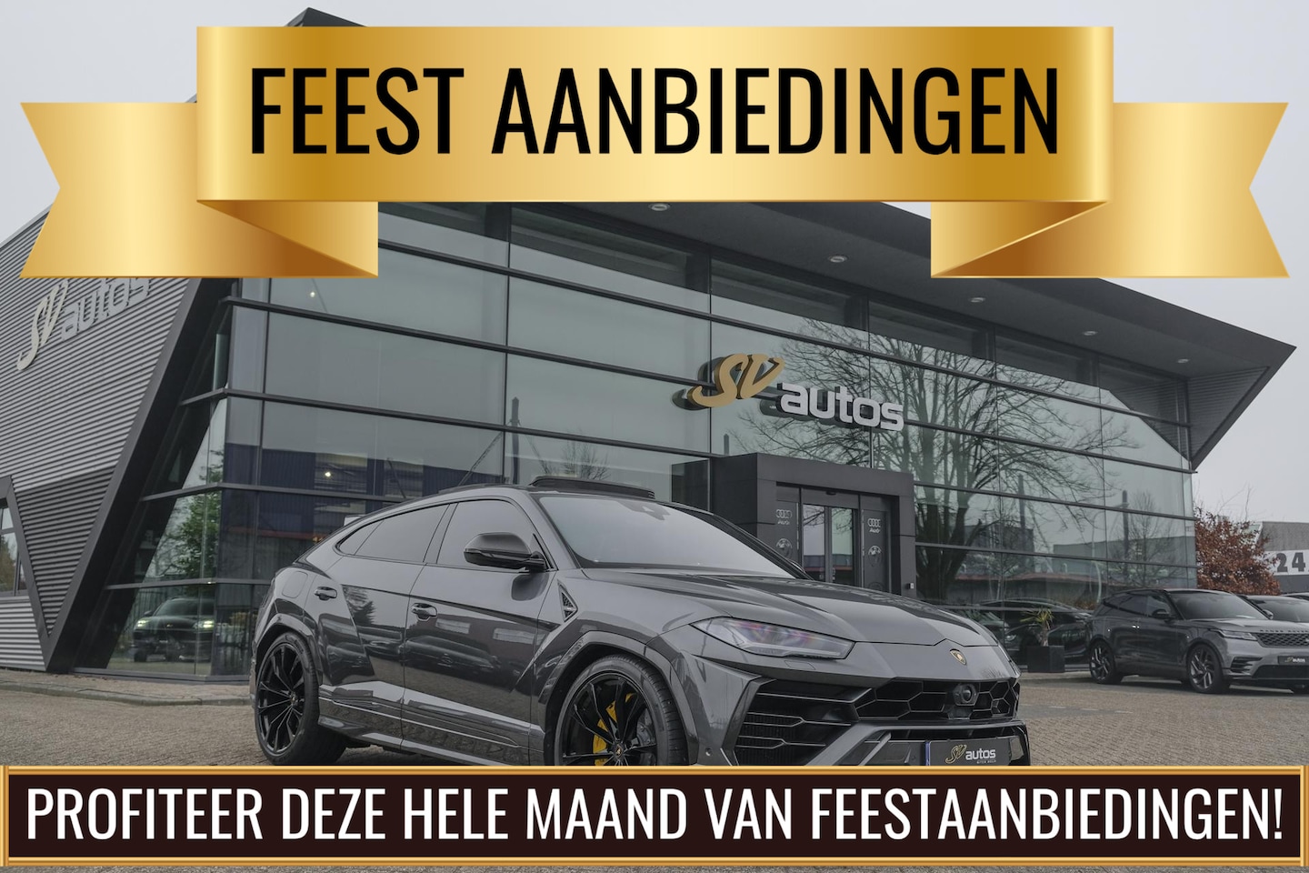 Lamborghini Urus - 4.0 V8 650pk Panoramadak NLauto 4-seat config Carbon Bang&Olufsen 4-wielsturing Massage St - AutoWereld.nl
