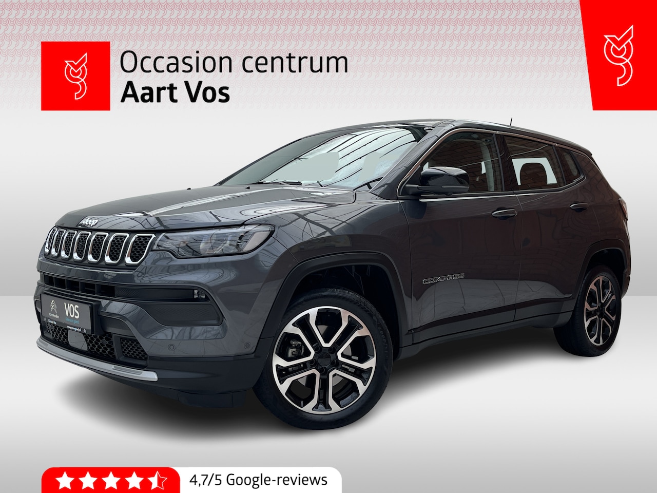 Jeep Compass - 130 e-Hybrid Altitude | Keyless | Camera rondom | Carplay/Android Auto | - AutoWereld.nl