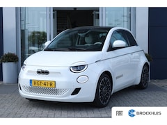Fiat 500 - La Prima 24 kWh | Adaptieve Cruise | Pano | Leder | Stoelverwarming | Camera | JBL Audio |