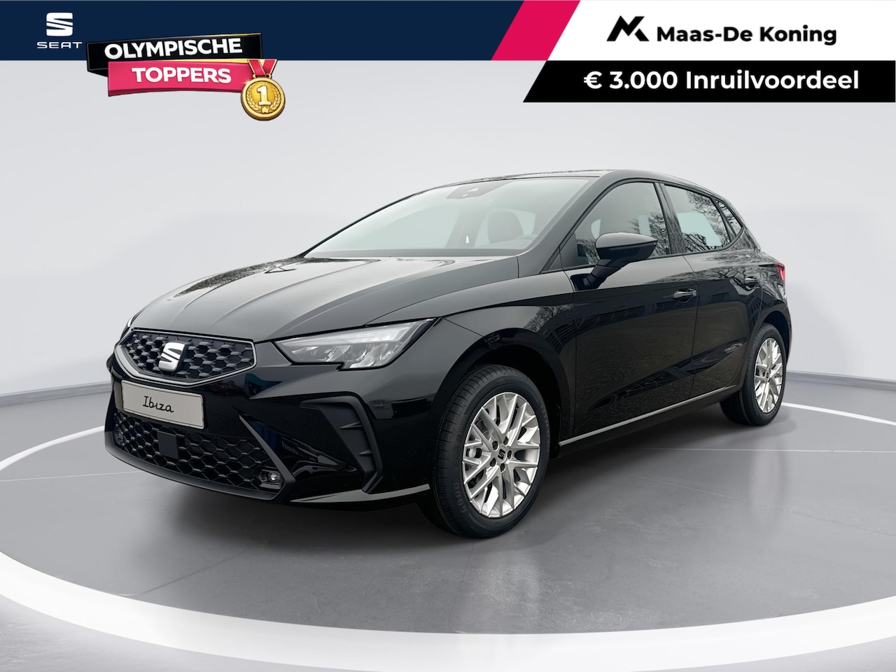 SEAT Ibiza - Style Plus 1.0 EcoTSI 70 kW / 95 PK Hatchback 5 de | Metallic Lak | 3000,- inruilpremie!! - AutoWereld.nl