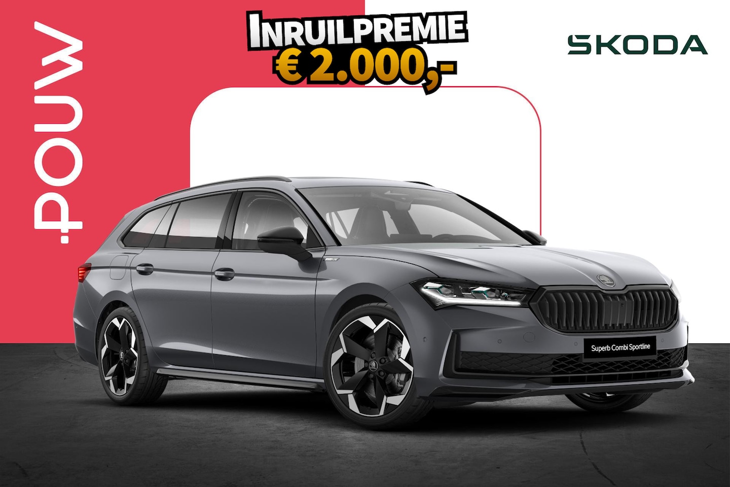 Skoda Superb Combi - 1.5 TSI 204pk PHEV Sportline Business | CANTON Sound | Panoramadak - AutoWereld.nl