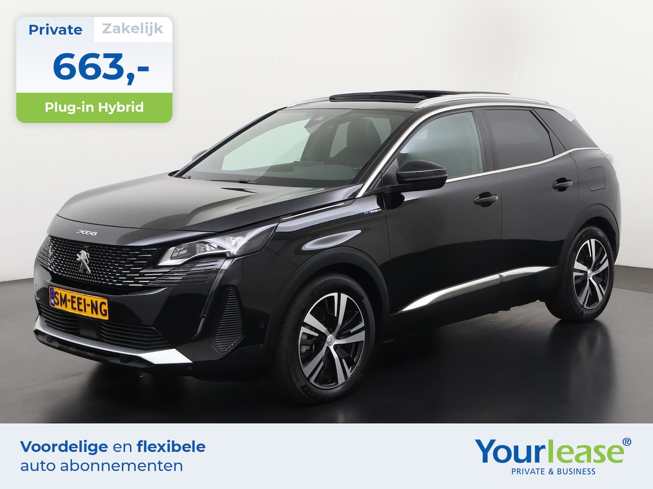 Peugeot 3008 - 1.6 HYbrid4 300 GT Plug-in | All-in 663,- Private Lease | Direct uit voorraad - AutoWereld.nl