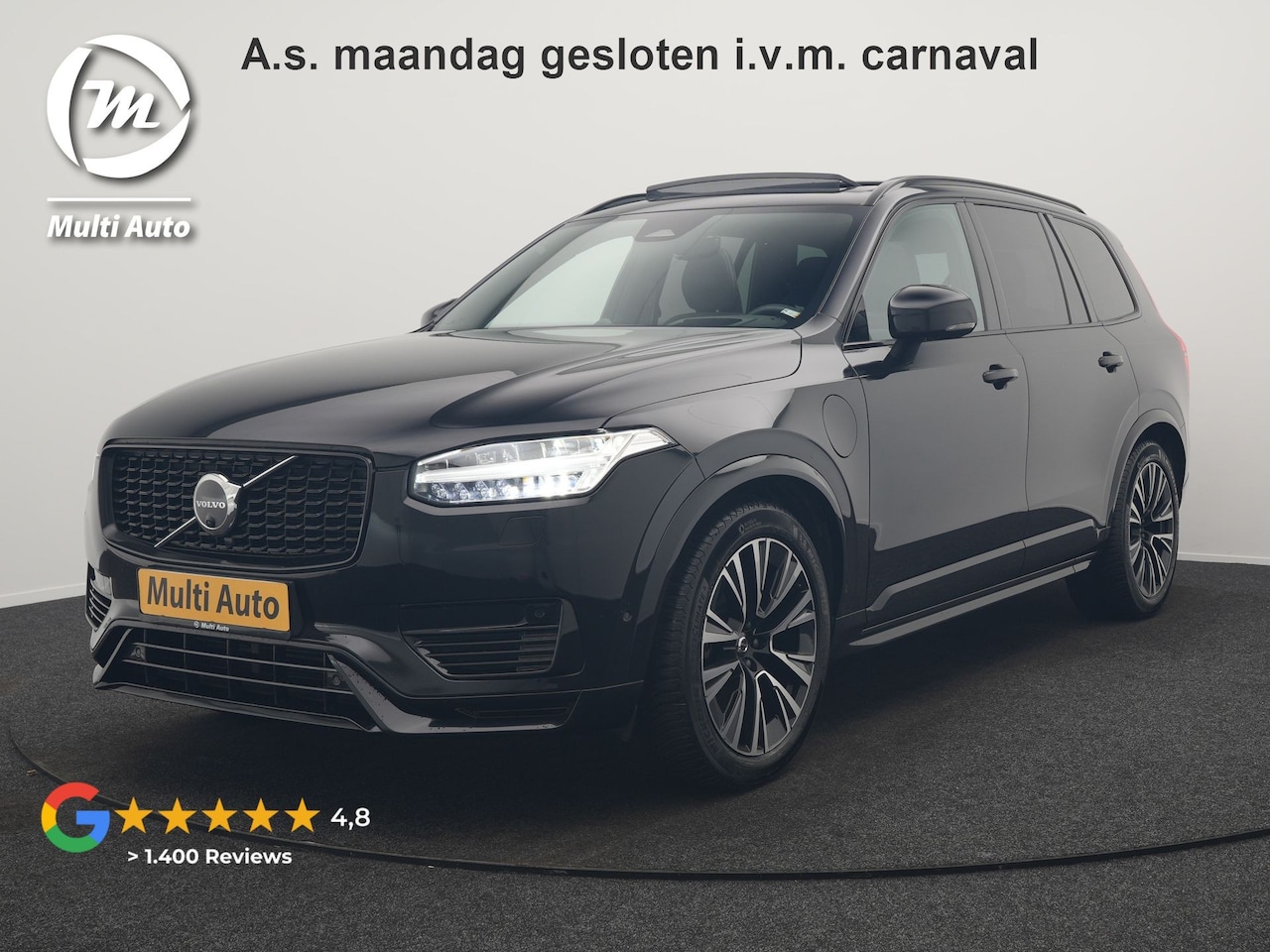 Volvo XC90 - T8 Recharge AWD Ultimate Dark Plug In Hybrid Long Range 7 Zits 456pk Dealer O.H PHEV | Luc - AutoWereld.nl