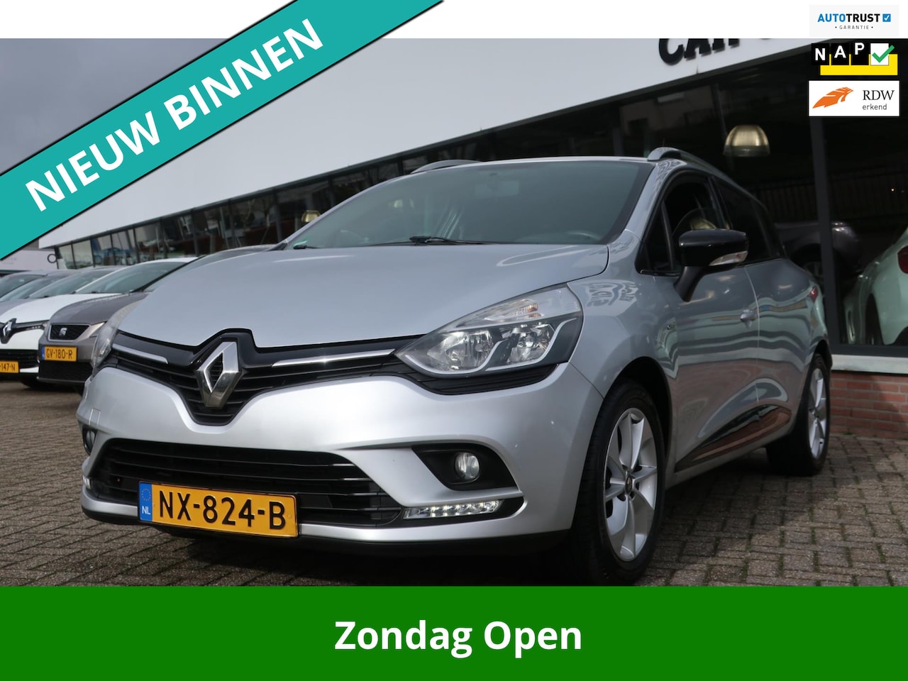 Renault Clio Estate - 0.9 TCe Limited 2e EIG_NAVI_CRUIS_PDC_LMV_NAP. - AutoWereld.nl