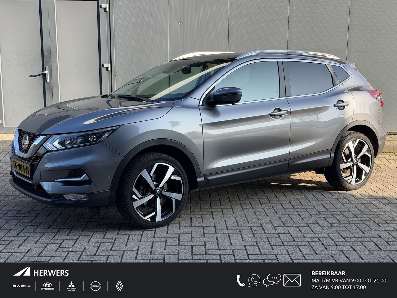 Nissan Qashqai - 1.2 Tekna + / Trekhaak / Distributieketting Vervangen 5-2024 / Stoelverwarming / Panoramad - AutoWereld.nl