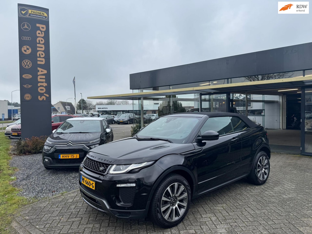 Land Rover Range Rover Evoque - Convertible 2.0 TD4 HSE Dynamic, CABRIO, Leer, Elect stoel, Side assist, meridian - AutoWereld.nl