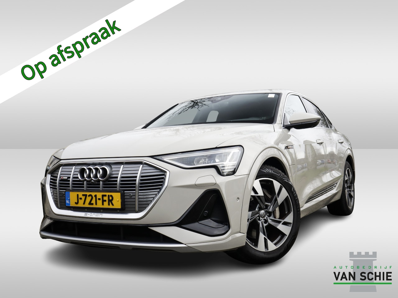 Audi e-tron Sportback - 55 quattro S edition 95 kWh 3-Fase 2e-Eig. & Dealer-Onderh. BOVAG-Garantie. NL-Auto. - AutoWereld.nl