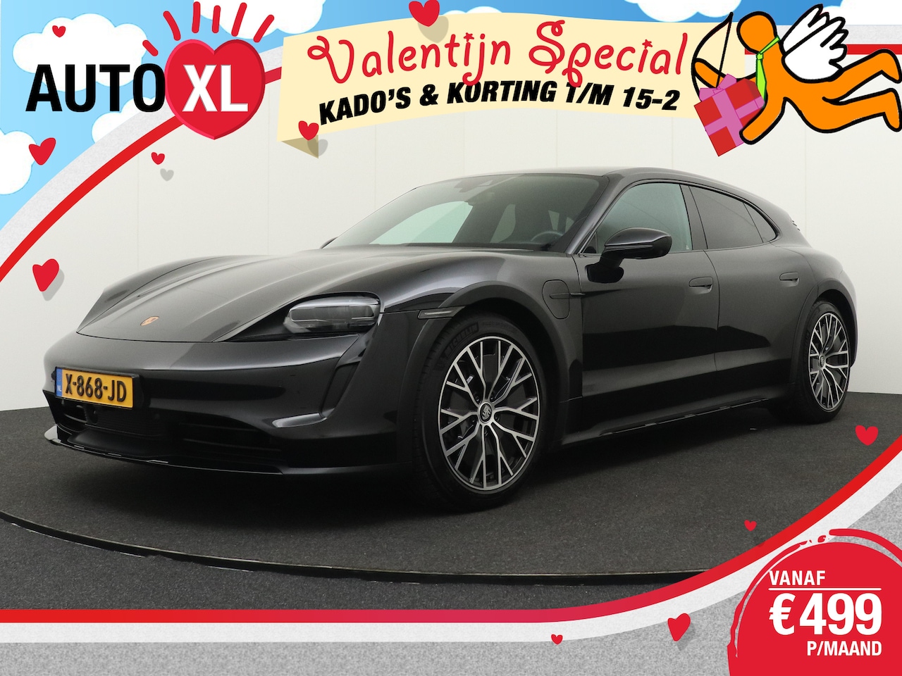 Porsche Taycan Cross Turismo - 4 93 kWh Warmtepomp 5.P Pano-dak 20'LMV - AutoWereld.nl